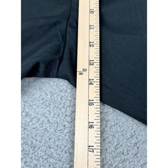 Porto Filo Extra Fine Dress Pants Polyester Men’s Size 34-36x27.5 Color Black - Picture 4 of 13